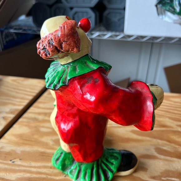 Vintage Mexican folk art ceramic clown figurine statue - Picture 7 of 12